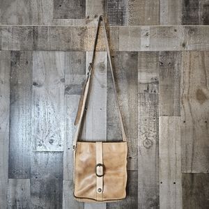 Patricia Nash Venezia Tan Brown Womens Crossbody Genuine Italian Leather